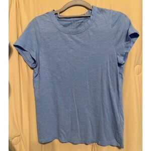 Banana Republic Light Blue Cotton T-Shirt Size MP Cozy Slim